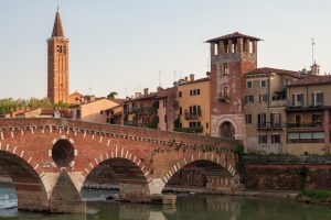 Puente Pietra Bridge In Verona