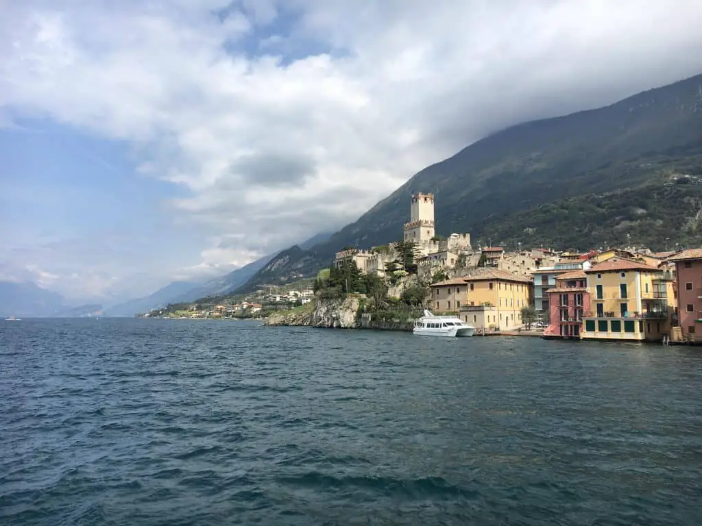 Malcesine Castle from Lake Garda 