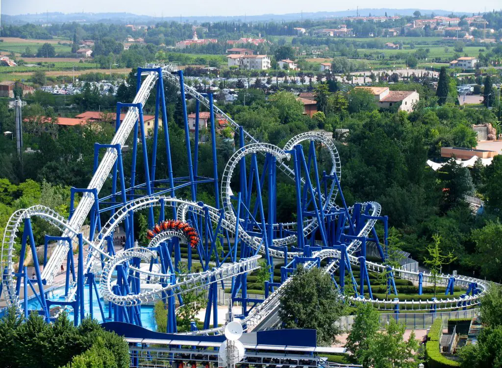 Blue Tornado Gardaland Lake Garda