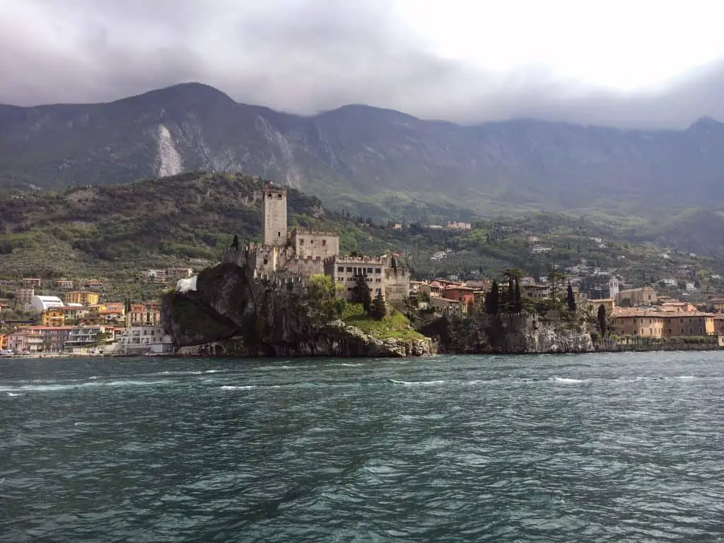 Malcesine Castle From Lake Garda